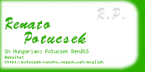 renato potucsek business card